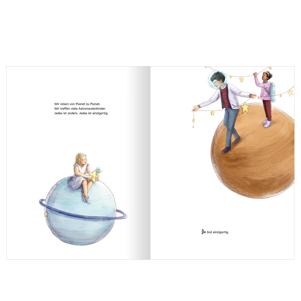 Astronautenkinder - Bilderbuch über Einzigartigkeit - Image 3