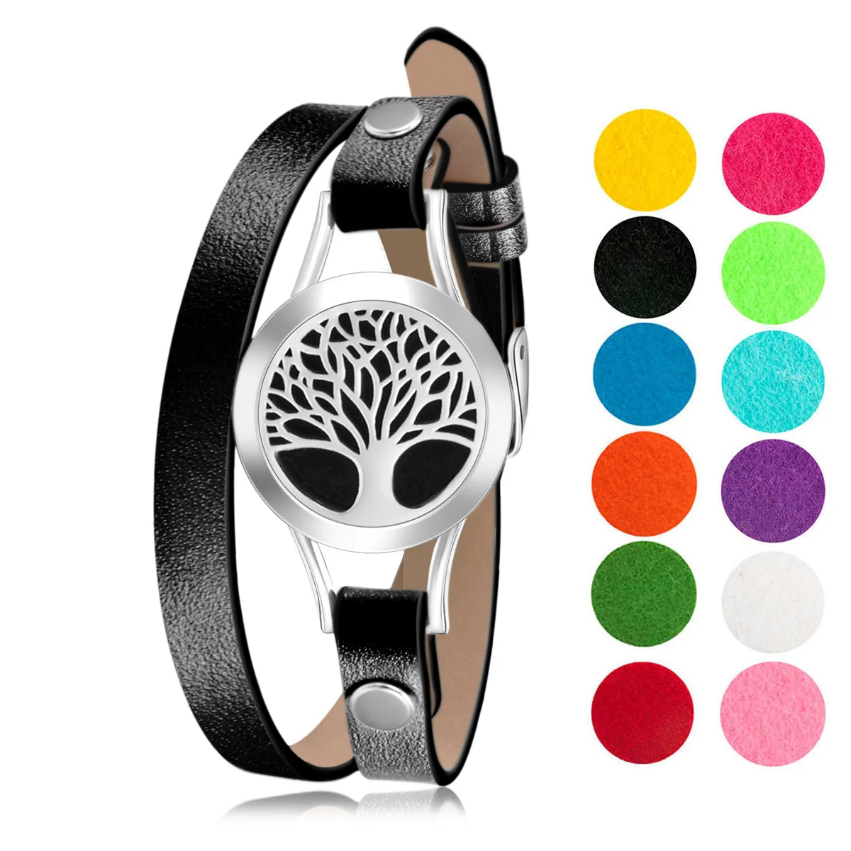 Baum des Lebens Diffusor-Armband – Stilvolle Aromatherapie für Balance & Wohlbefinden - Image 4