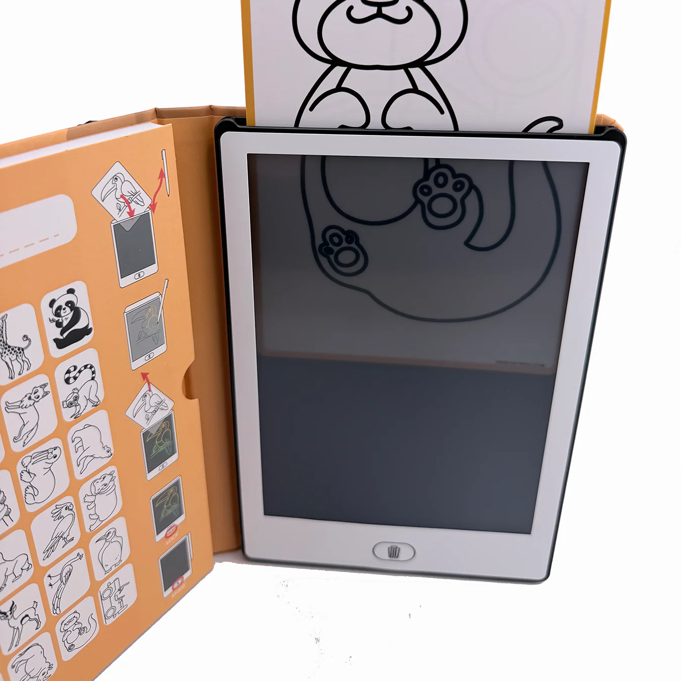 Zeichenbuch mit LCD-Display im Tier-Design – Der perfekte Begleiter für kleine Nachwuchskünstler - Image 3