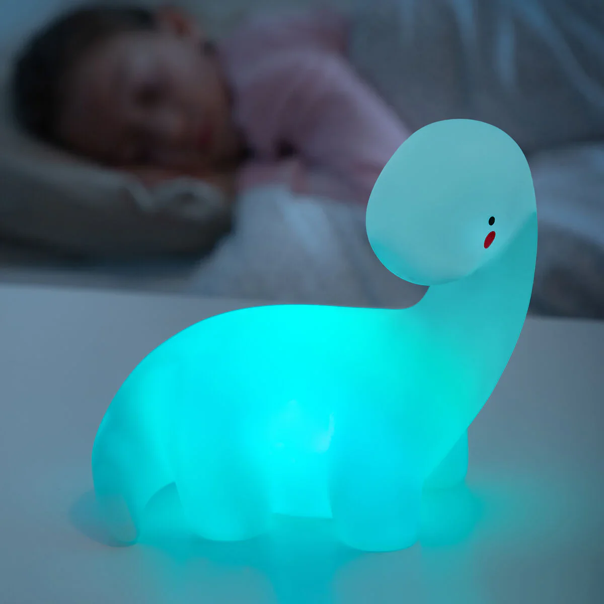 Lightosaurus – Multicolor LED-Dinosaurierlampe – Sanfte Lichtfreude & Ruhe - Image 2