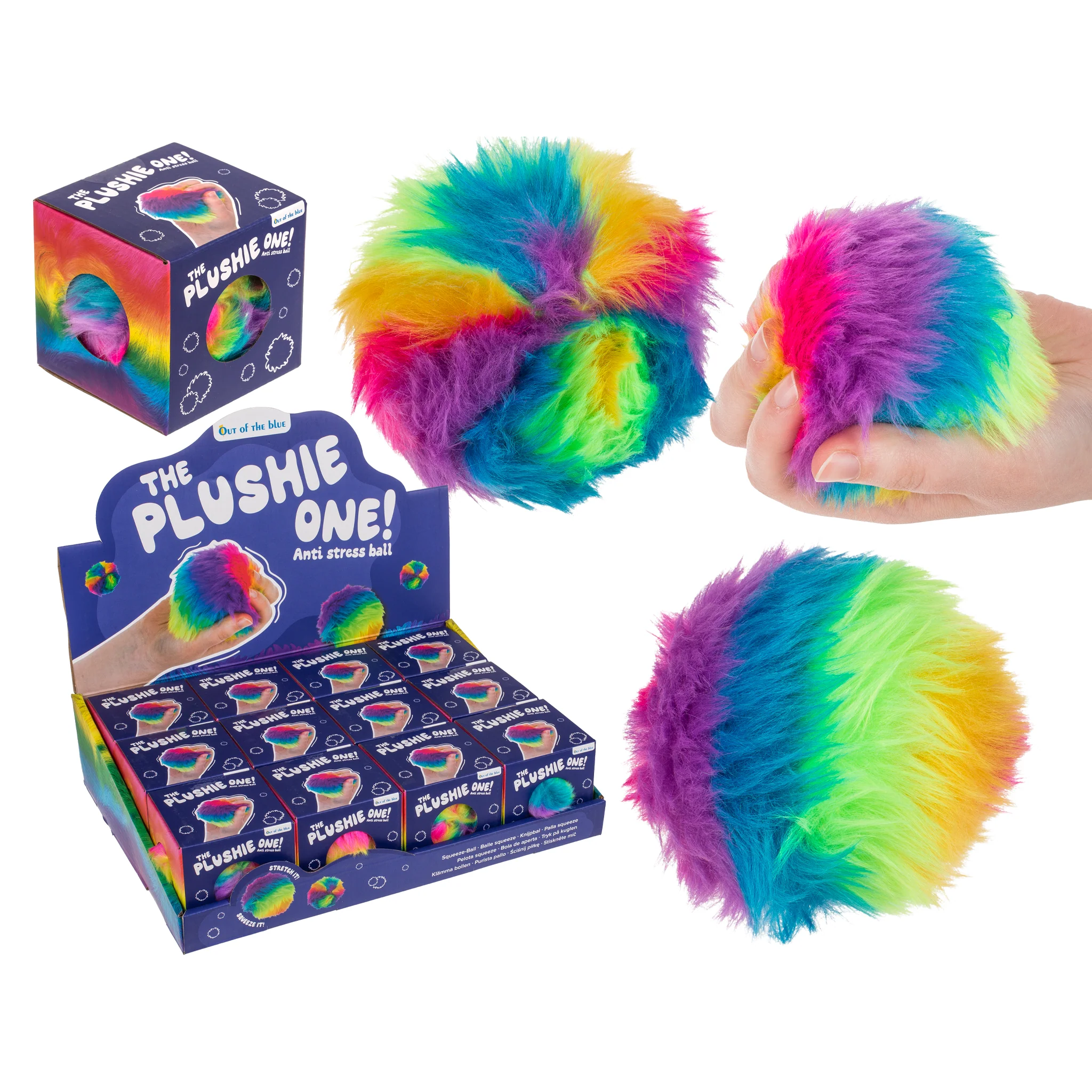 Plüsch‑Quetschball „Regenbogen“ – weich, beruhigend, farbenfroh - Image 2