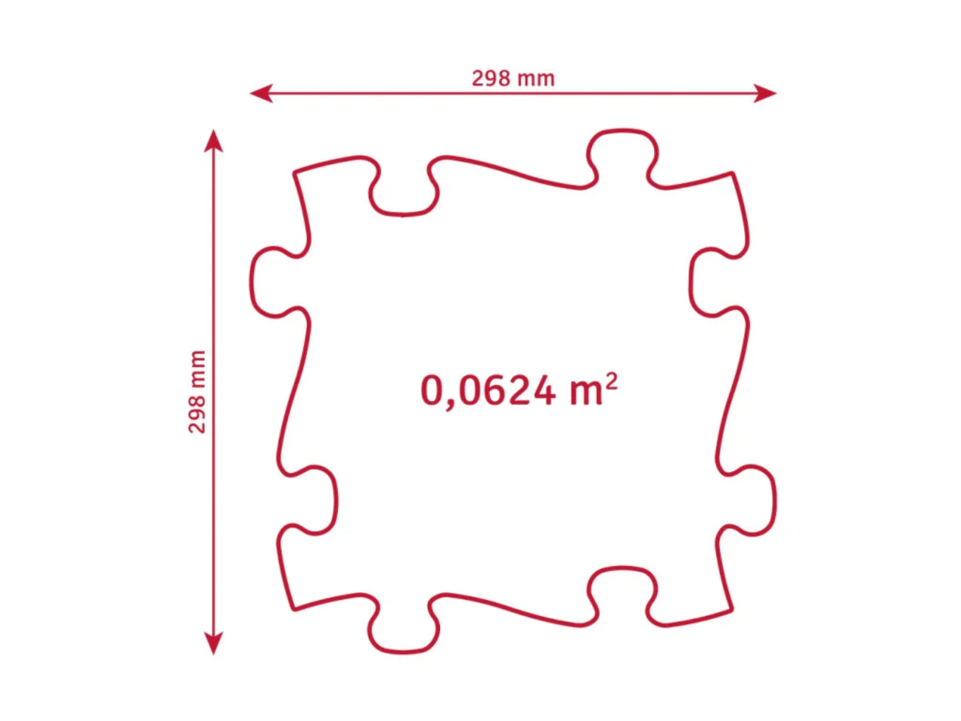 Muffik Sensorik-Pfad extra hoch 5-teilig - Orthopädische Strukturmatten - Image 4